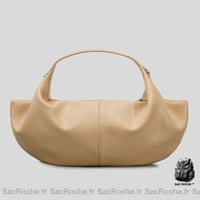 Sac Main Femme Souple Cuir - modèle Beige - Sac Roche ™
