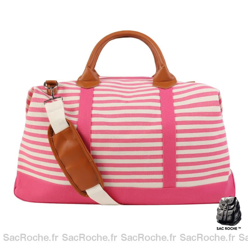Sac Main Femme Souple Gros Rose / 60X20X40Cm À