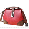 Sac Main Femme Style Docteur Chic Rouge / 25 X 18 30Cm À Main Femme