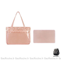 Sac Main Femme Taille Moyenne - modèle Rose / 41x29x8cm - Sac Roche ™
