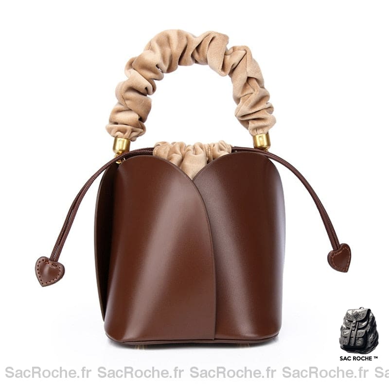 Sac Main Femme Tendance 2018 2019 Caramel / 16X16X16Cm À