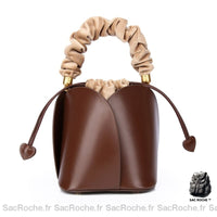 Sac Main Femme Tendance 2018 2019 - modèle Caramel / 16x16x16cm - Sac Roche ™