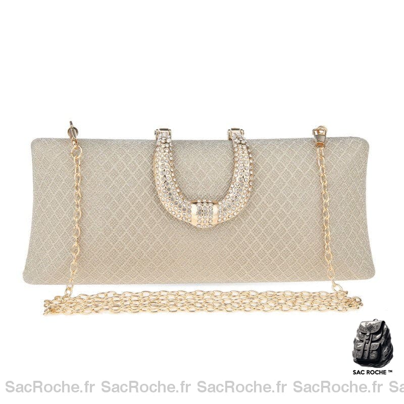 Sac Main Femme Tendance 2019 Doré / 22X3X8Cm À Main Femme