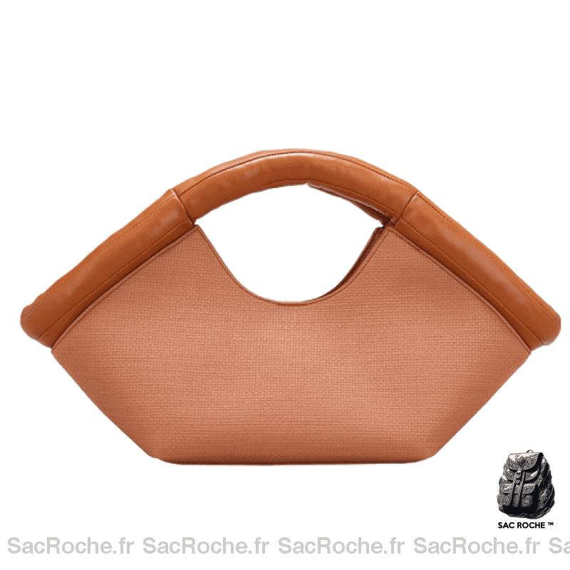 Sac Main Femme Tendance 2019 Marron / 25X20X10.5Cm À