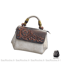Sac Main Femme Tendance 2020 Blanc / 22X20X13Cm À