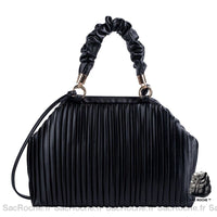Sac Main Femme Tendance 2021 - modèle Noir / 32x9x22cm - Sac Roche ™