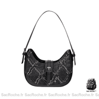 Sac Main Femme Tendance Automne - modèle Noir / 24x6x13cm - Sac Roche ™