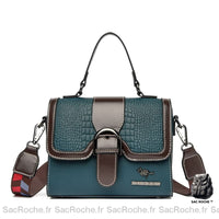 Sac Main Femme Tendance - modèle Bleu / 22x18x12cm - Sac Roche ™