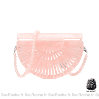 Sac Main Femme Tendance Dernière - modèle Rose - Sac Roche ™