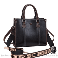 Sac Main Femme Tendance - Elégant & Pratique - modèle Noir / 23cm - Sac Roche ™