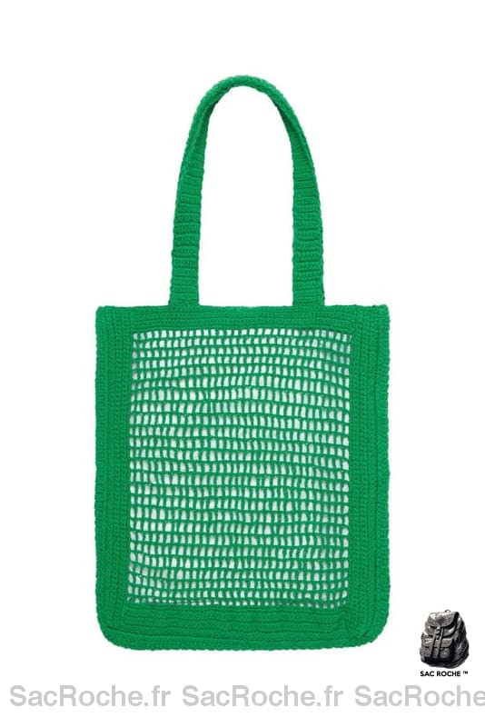 Sac Main Femme Tendance Été 2019 Vert / 43X34Cm À
