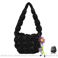 Sac Main Femme Tendance Hiver Vert - modèle Noir / 28x24x9cm - Sac Roche ™