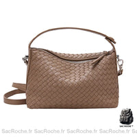 Sac main femme tendance - modèle Kaki / 22x14x10cm - Sac Roche ™