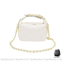 Sac Main Femme Tendance Printemps 2020 - modèle Blanc - Sac Roche ™