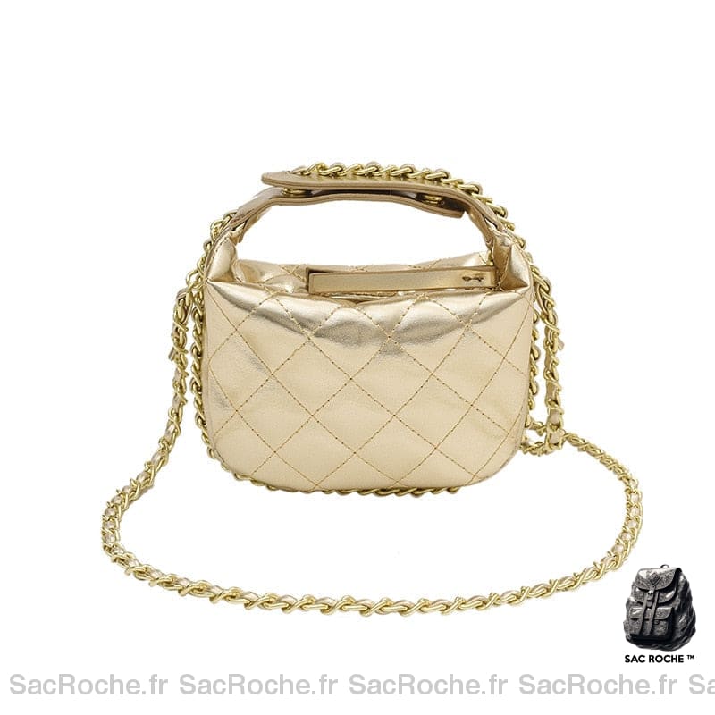 Sac Main Femme Tendance Printemps 2020 Doré À