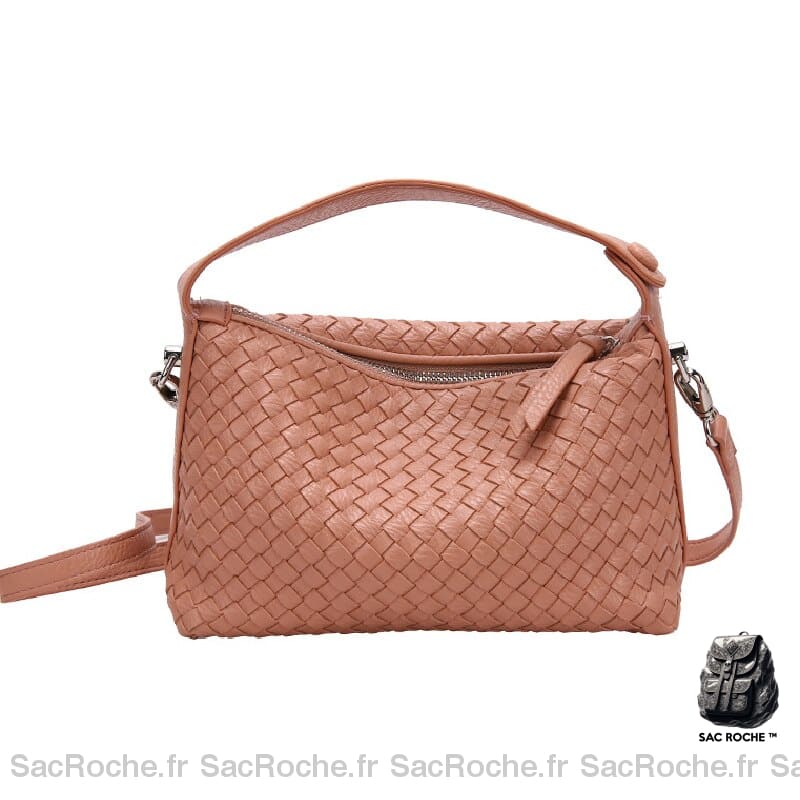 Sac Main Femme Tendance Rose / 22X14X10Cm À Main Femme