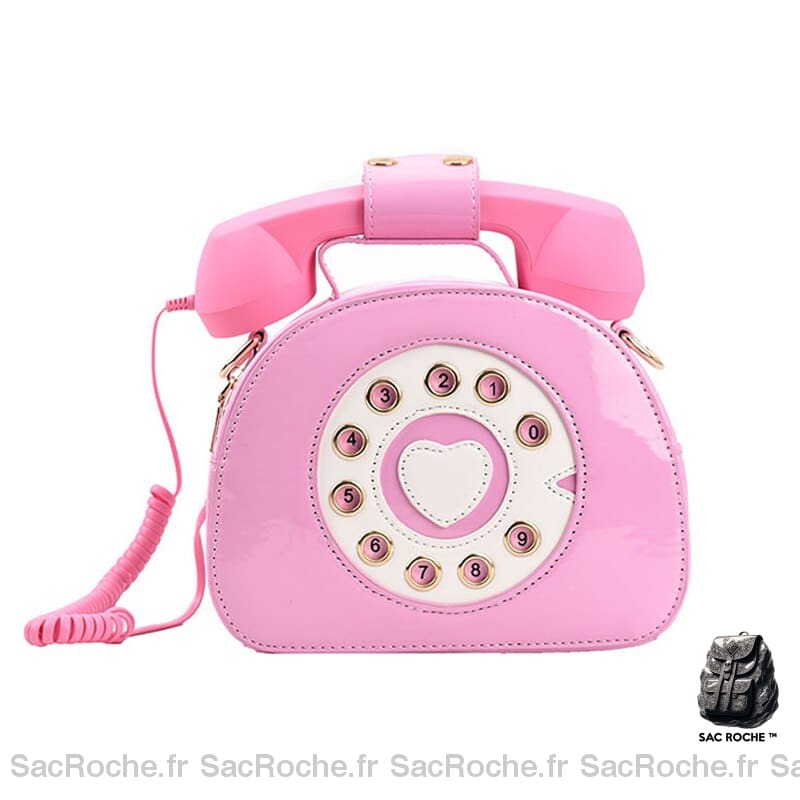 Sac Main Femme Tendance Rose À