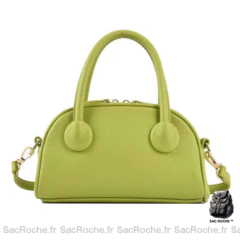 Sac Main Femme Tendance Vert / 23X13X8 Cm À Main Femme