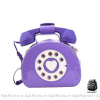 Sac Main Femme Tendance - modèle Violet - Sac Roche ™