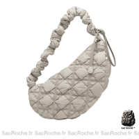 Sac main femme textile - modèle Gris / 33x12x20cm - Sac Roche ™