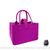 Sac Main Femme Tissu Chic - modèle Violet / Avec nom - Sac Roche ™