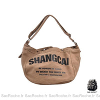 Sac Main Femme Toile Beige - Sac Roche ™