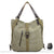 Sac Main Femme Toile - modèle Vert armée - Sac Roche ™