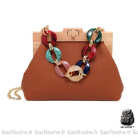 Sac Main Femme Trapeze Cuir - Sac Roche ™