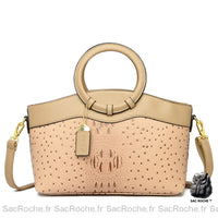 Sac Main Femme Travail - modèle Kaki / 30x12x22cm - Sac Roche ™