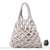Sac Main Femme Tressé Chic - modèle Blanc / 26x27cm - Sac Roche ™