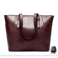 Sac Main Femme Université - modèle Café - Sac Roche ™