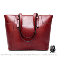 Sac Main Femme Université - modèle Rouge - Sac Roche ™