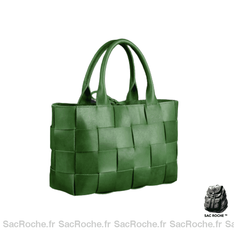 Sac Main Femme Vert / 30 X 20 10 Cm À