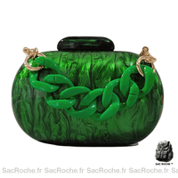 Sac Main Femme Vert Sapin - Élégance assurée! - Sac Roche ™