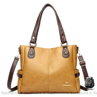 Sac Main Femme Volume Maxi - modèle Jaune - Sac Roche ™