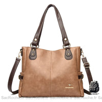 Sac Main Femme Volume Maxi - modèle Kaki - Sac Roche ™