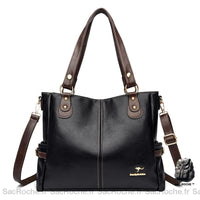 Sac Main Femme Volume Maxi - modèle Noir - Sac Roche ™