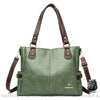 Sac Main Femme Volume Maxi Vert À