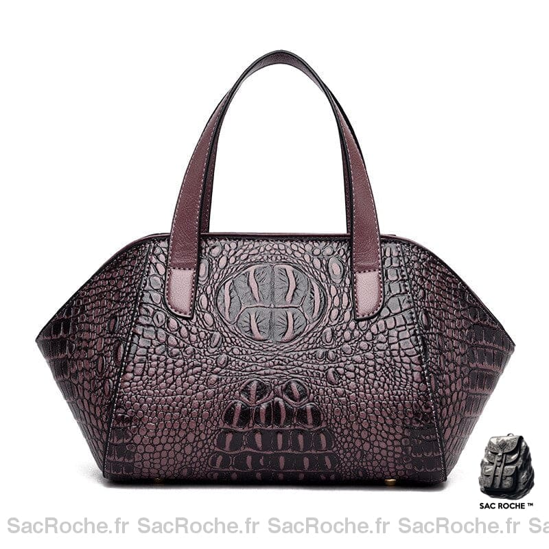 Sac Main Femme Voyage Imperméable Violet À