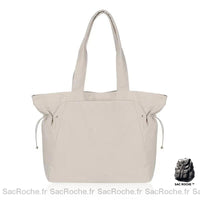 Sac Main Femme Voyage Tissu Compact - modèle Blanc - Sac Roche ™