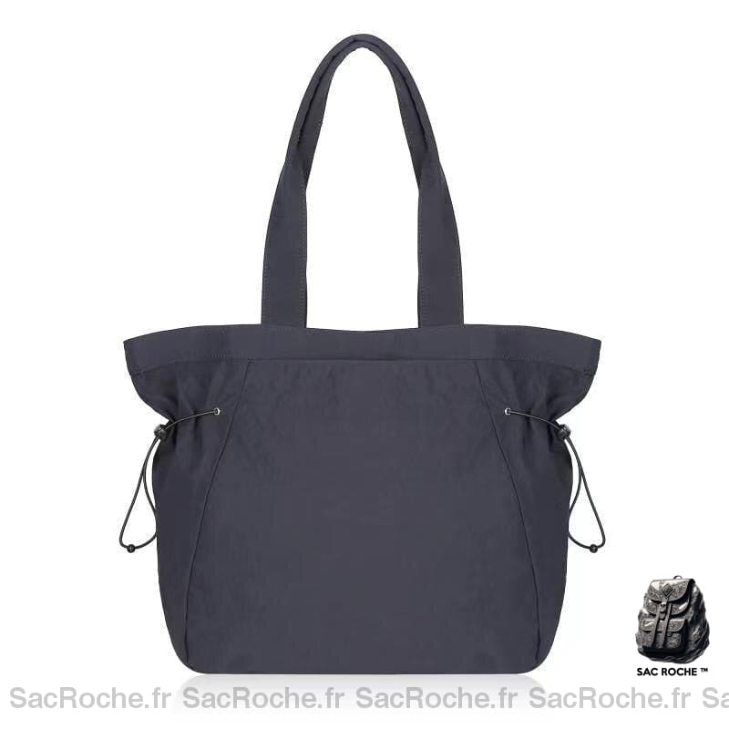 Sac Main Femme Voyage Tissu Compact Noir À