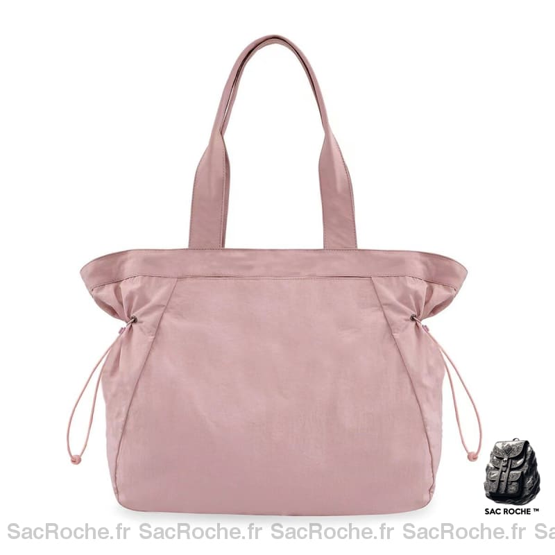 Sac Main Femme Voyage Tissu Compact Rose À