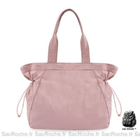 Sac Main Femme Voyage Tissu Compact - modèle Rose - Sac Roche ™