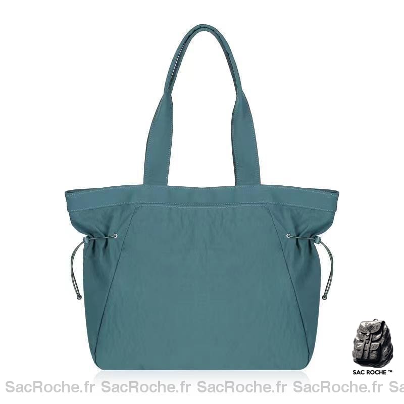 Sac Main Femme Voyage Tissu Compact Vert À