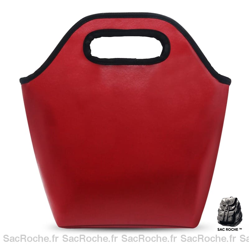 Sac Main Femme Waterproof Rouge À