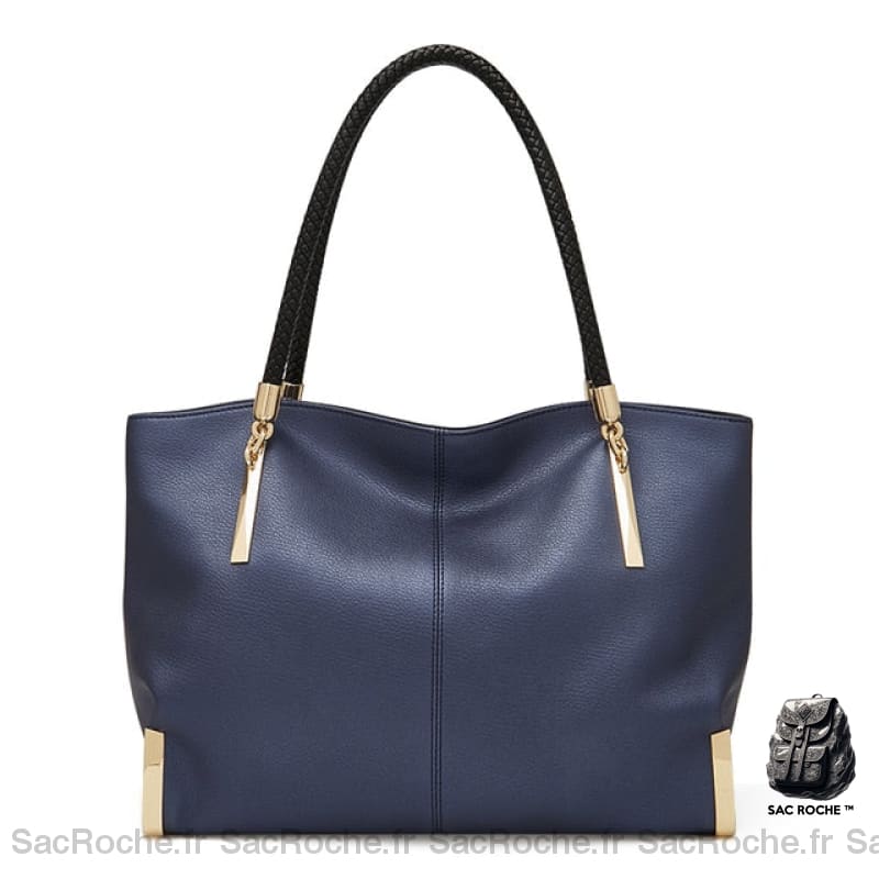 Sac Main Femme Work Bleu Marine À