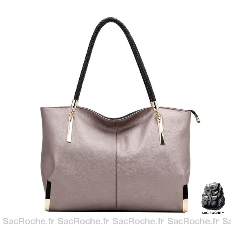 Sac Main Femme Work Gris À