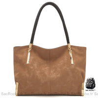 Sac Main Femme Work - modèle Marron clair - Sac Roche ™