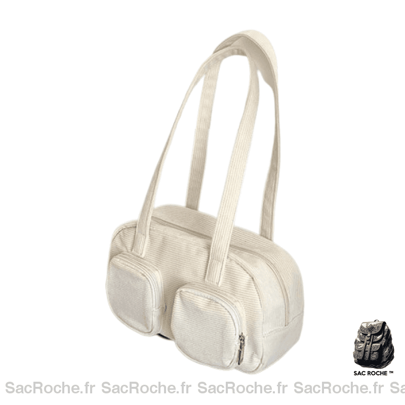 Sac Main Femmes Épaule Porté Épaul Blanc / 30X18X14 Cm À Main Femme