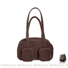 Sac Main Femmes Épaule Porté Épaul Café / 30X18X14 Cm À Main Femme